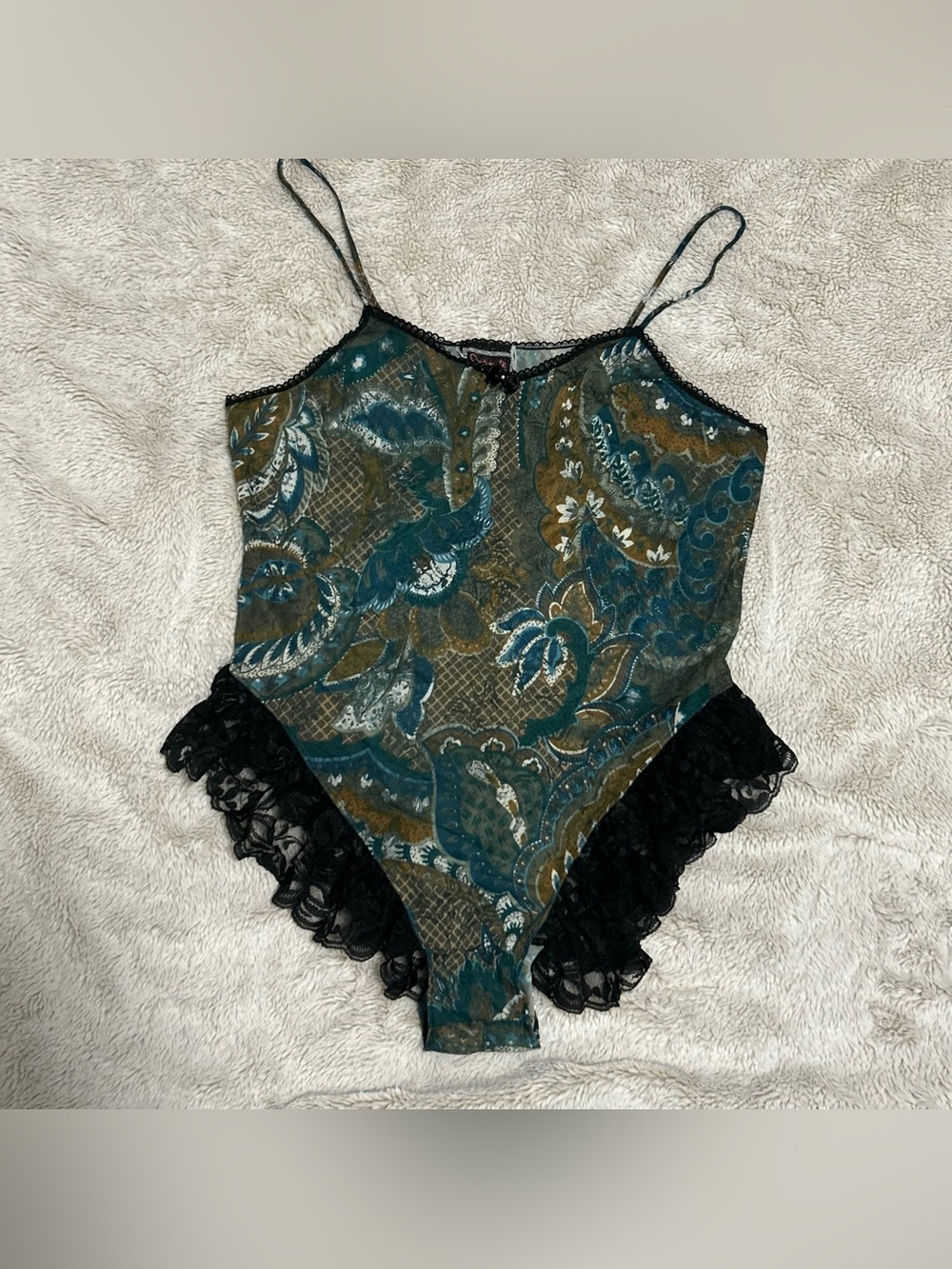 Vintage 80s Intimate Fashions Bodysuit